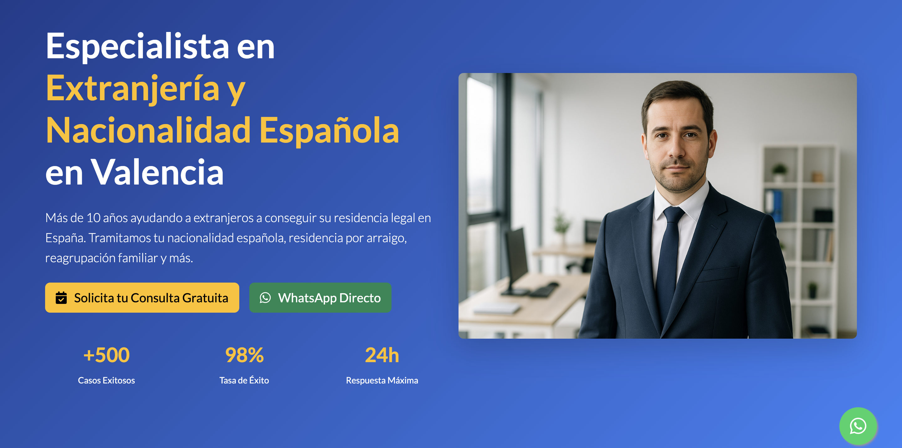 Web profesional para despacho de abogados en A Coruña