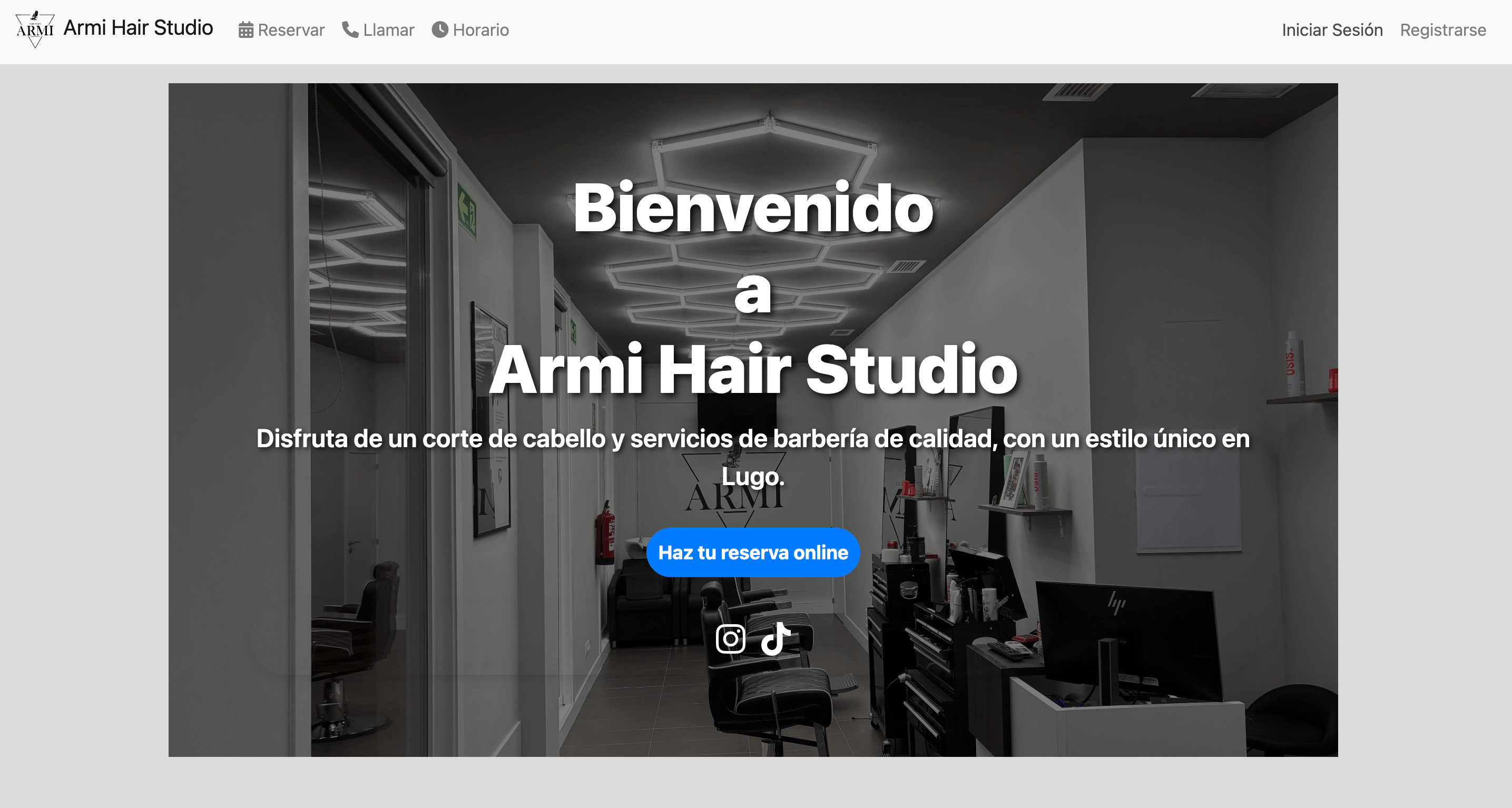 Web para barbería en Lugo con sistema de reservas online